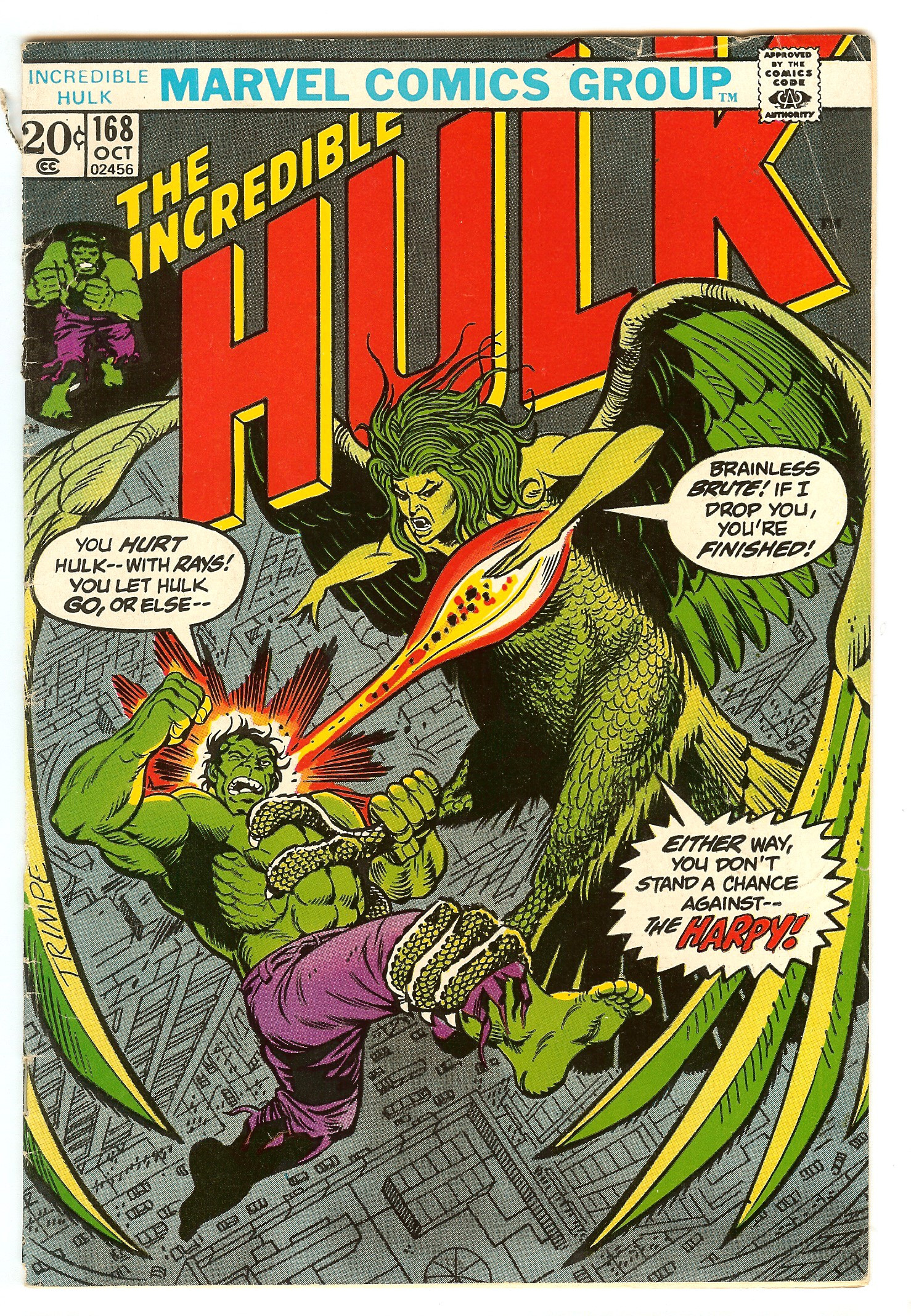INCREDIBLE HULK Front Cover