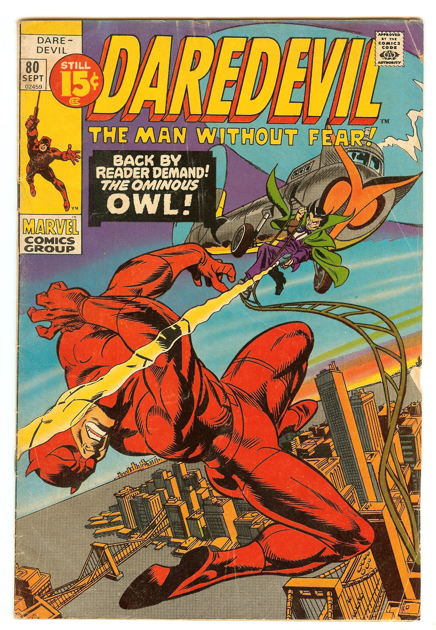DAREDEVIL Front Cover