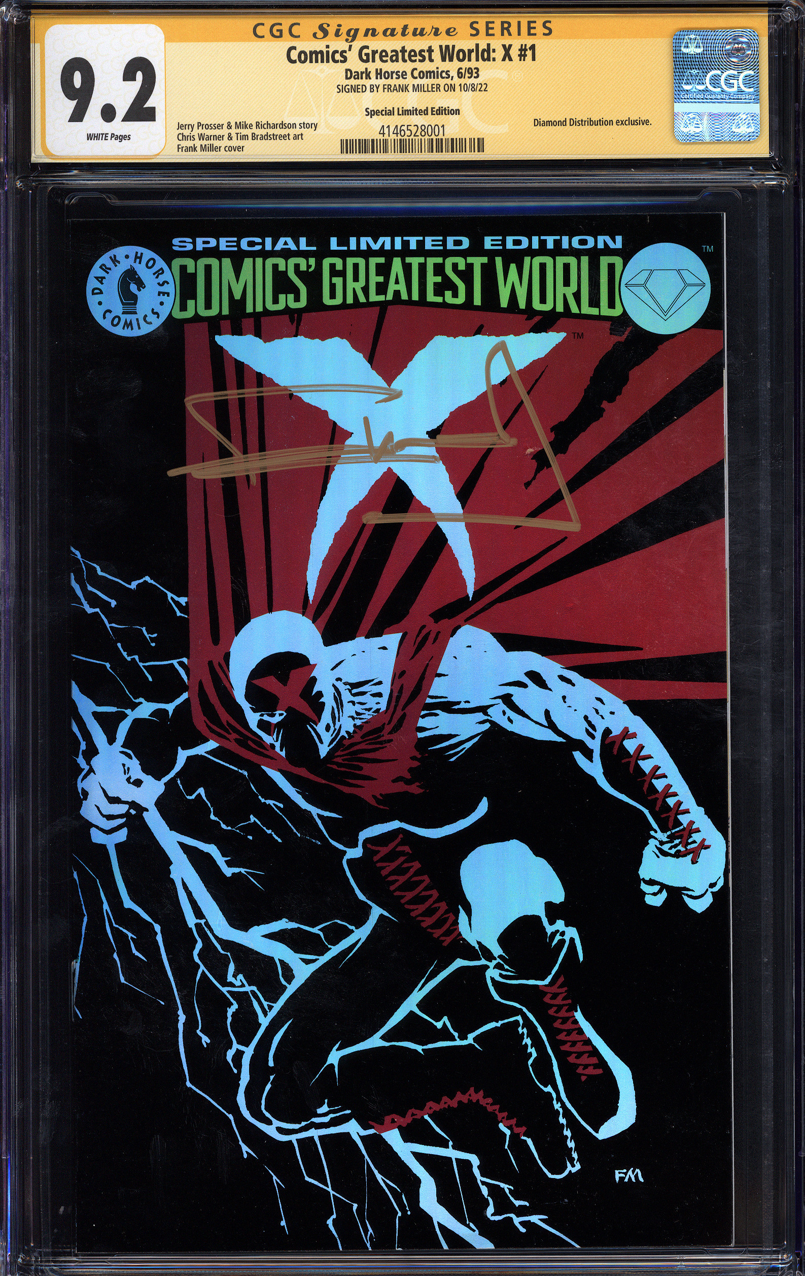 COMICS' GREATEST WORLD: X Front Cover