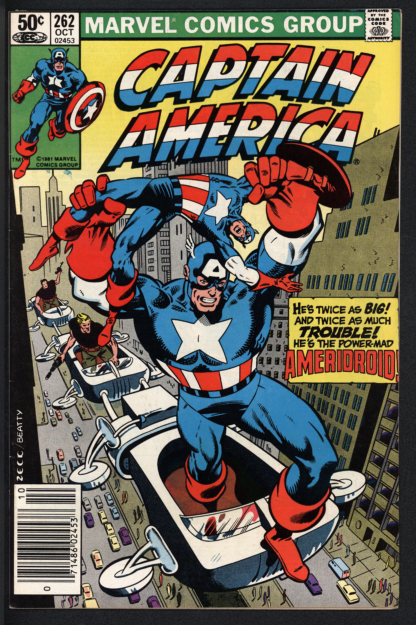 CAPTAIN AMERICA Front Cover