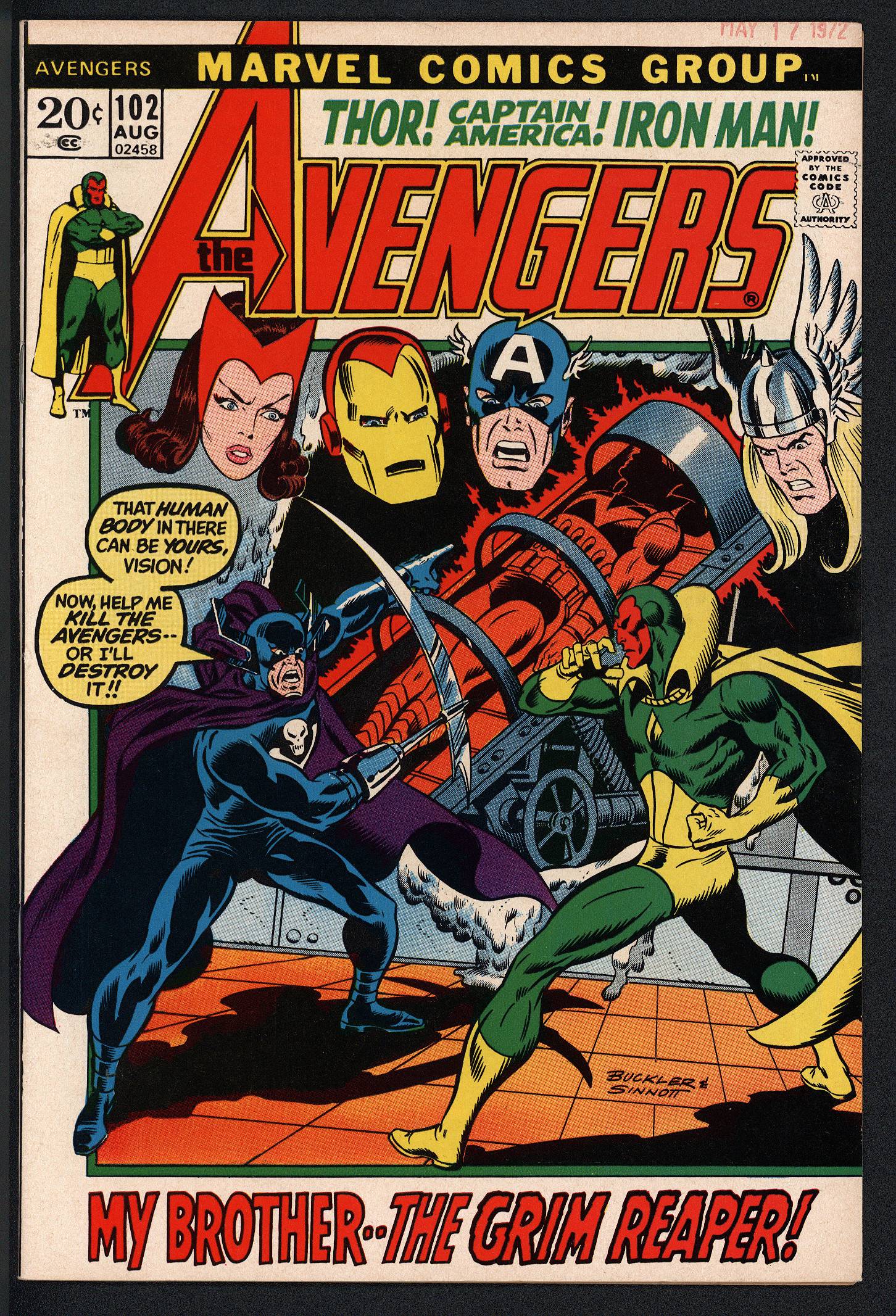 AVENGERS Front Cover