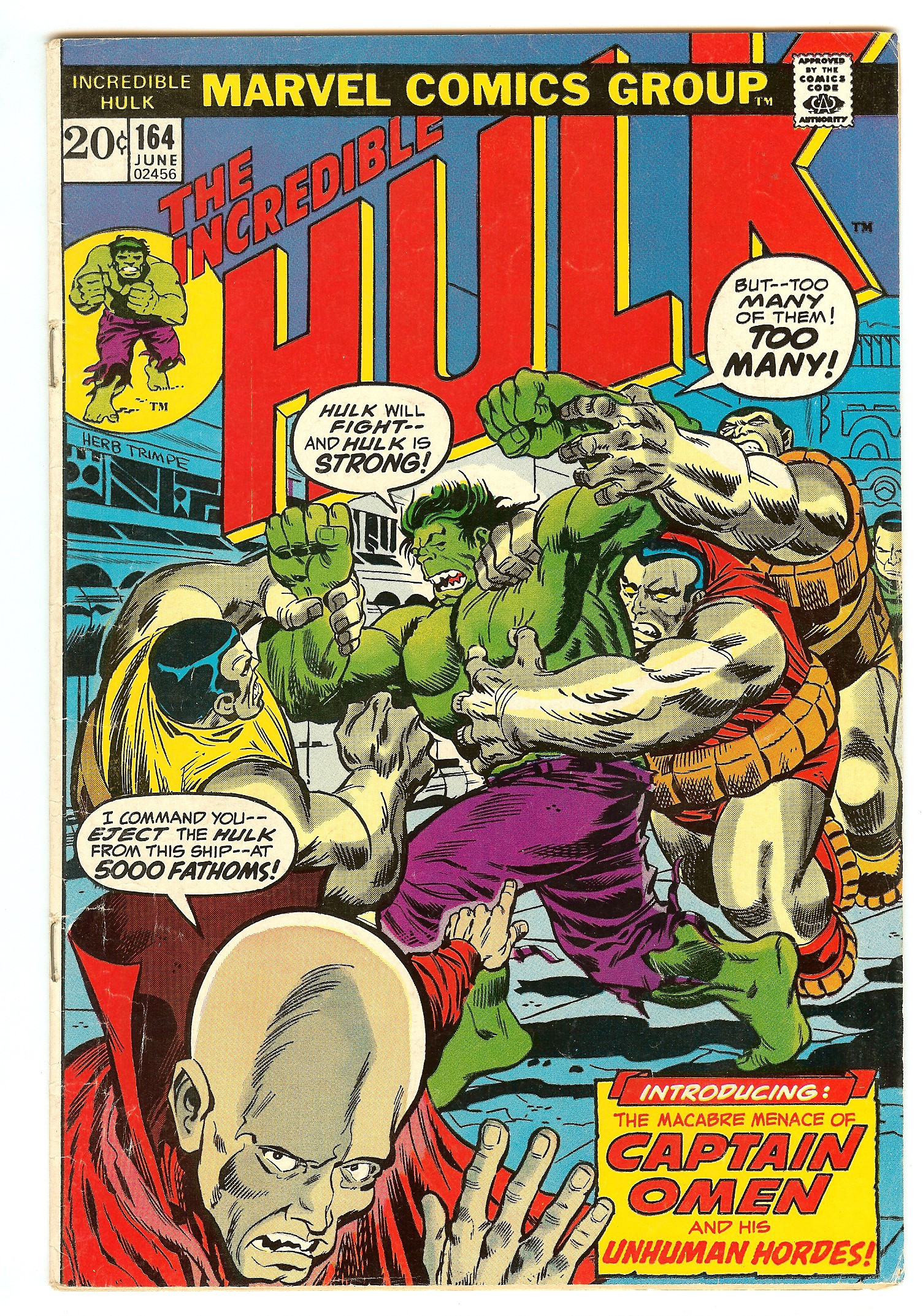 INCREDIBLE HULK Front Cover