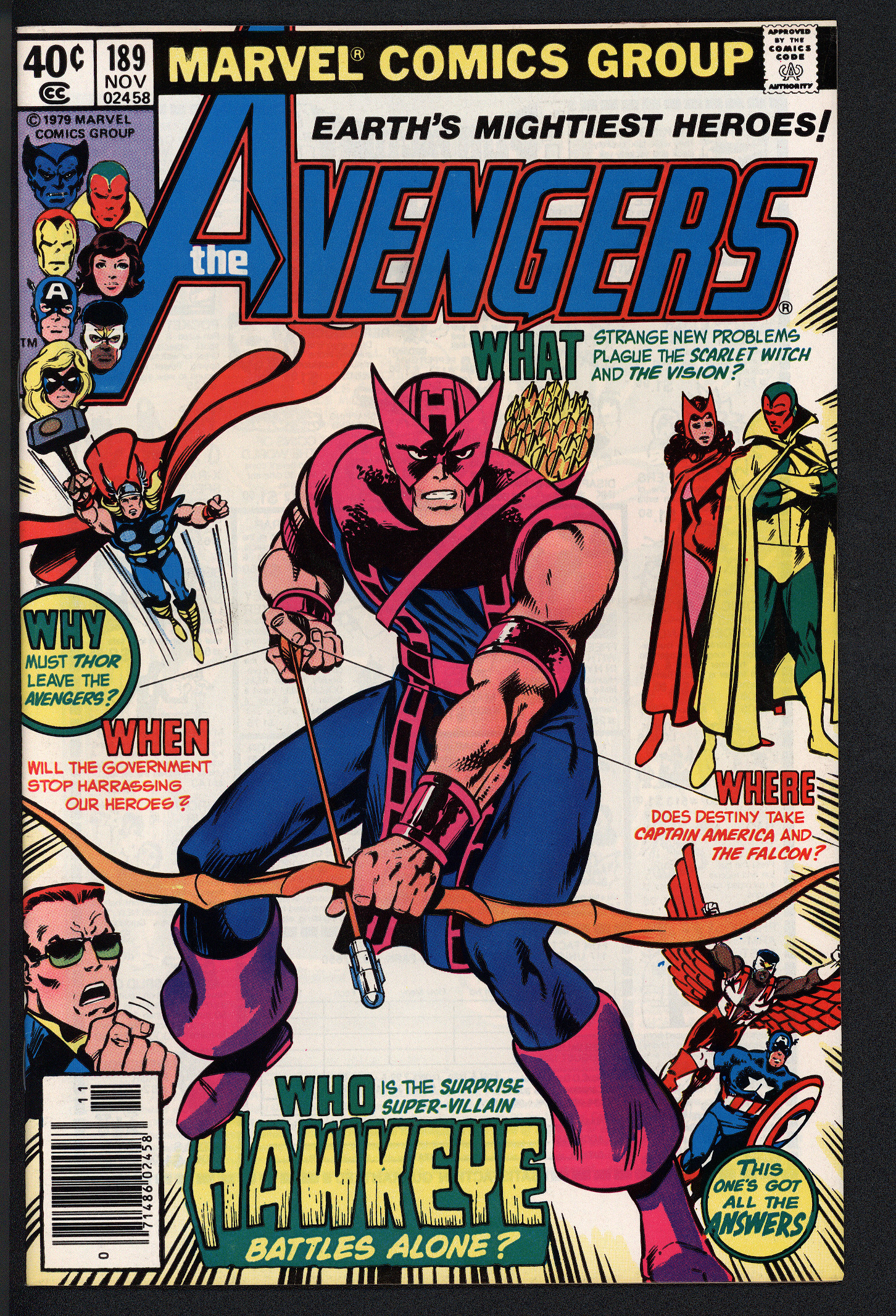 AVENGERS Front Cover