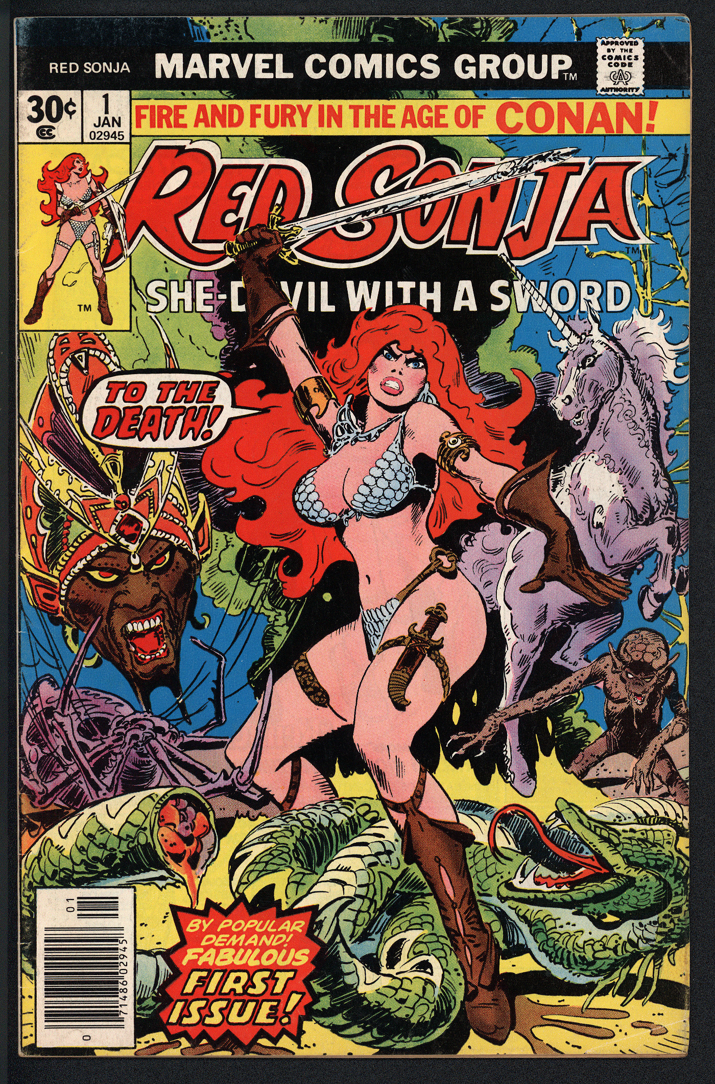 RED SONJA Front Cover