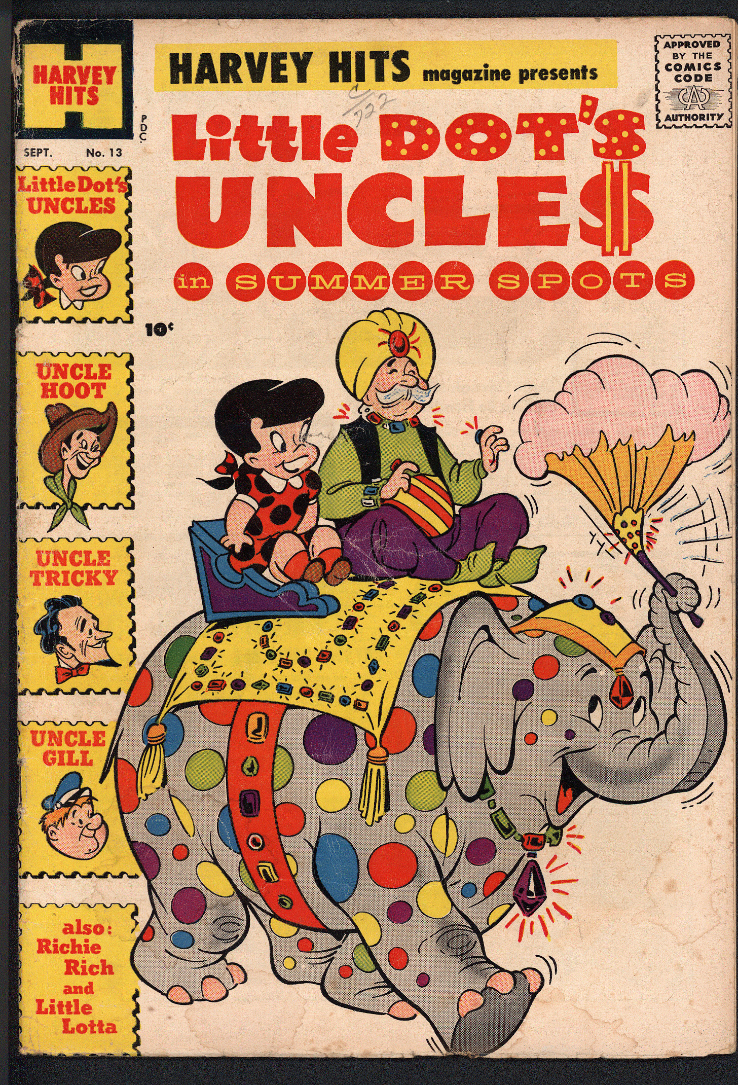 HARVEY COMICS HITS Front Cover