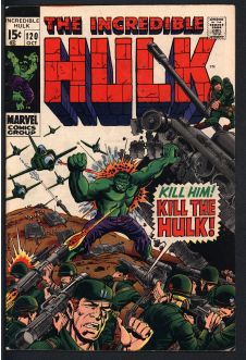 INCREDIBLE HULK #120 3.5 front cover