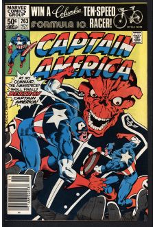 CAPTAIN AMERICA #263 7.5 front cover