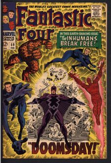 FANTASTIC FOUR #59 6.0 front cover