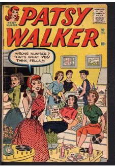 PATSY WALKER #92 2.5 front cover