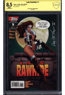 LADY RAWHIDE #1 CBCS 8.5 WHITE PAGES front cover
