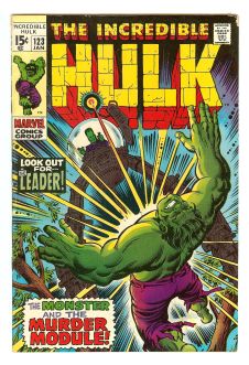 INCREDIBLE HULK #123 4.0 front cover