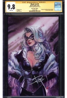 BLACK CAT #1 CGC 9.8 WHITE PAGES front cover