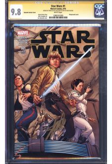 STAR WARS #1 CGC 9.8 WHITE PAGES QUESADA front cover