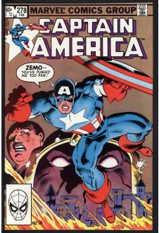CAPTAIN AMERICA #278 8.5 front cover
