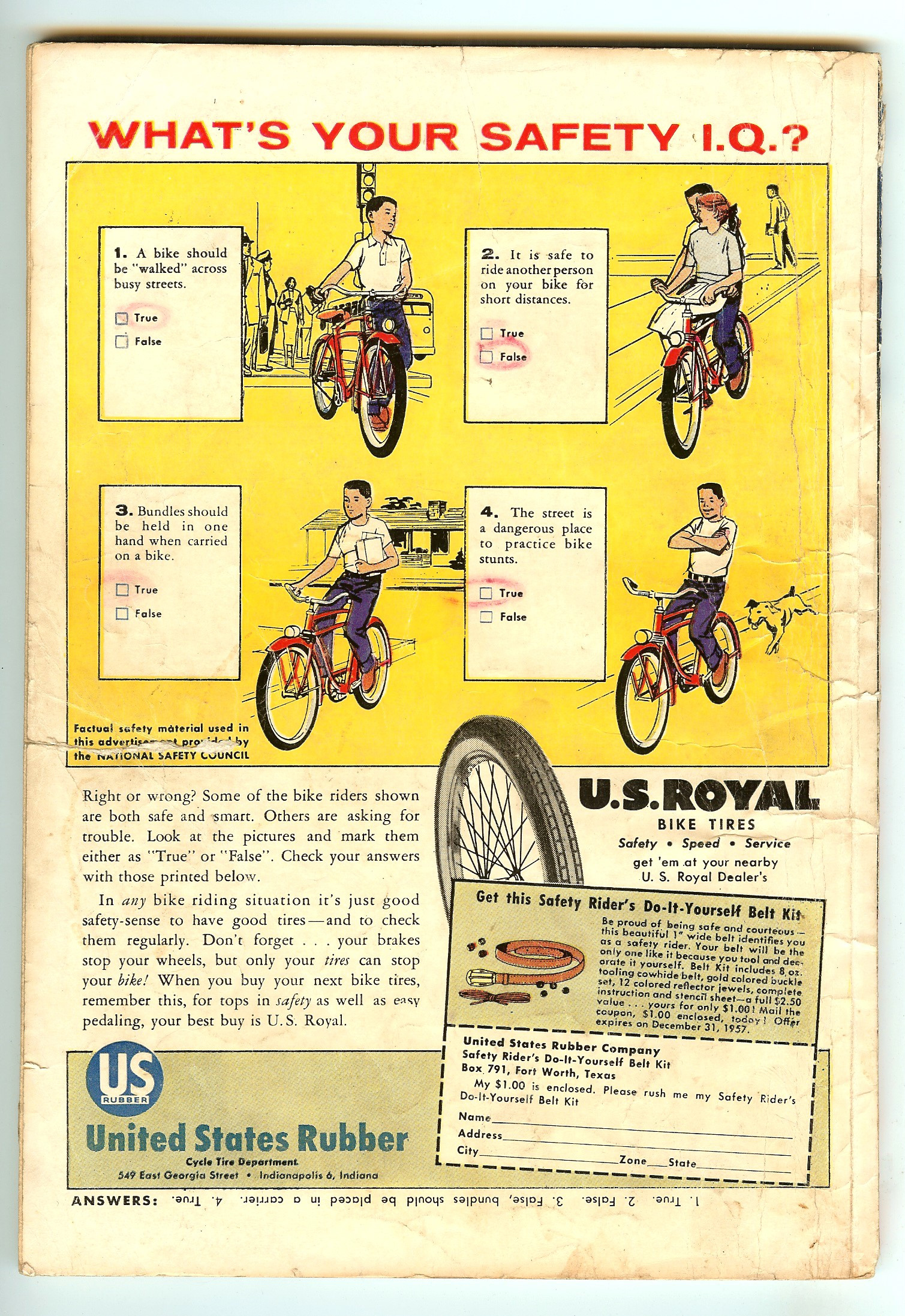 ARCHIE ANNUAL Back Cover