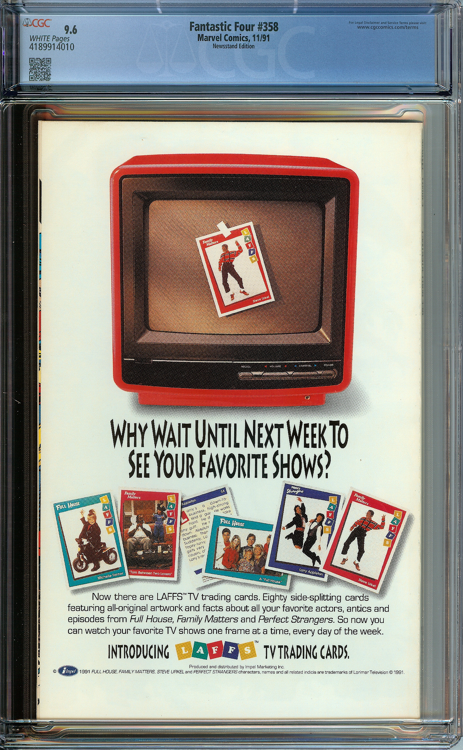FANTASTIC FOUR Back Cover