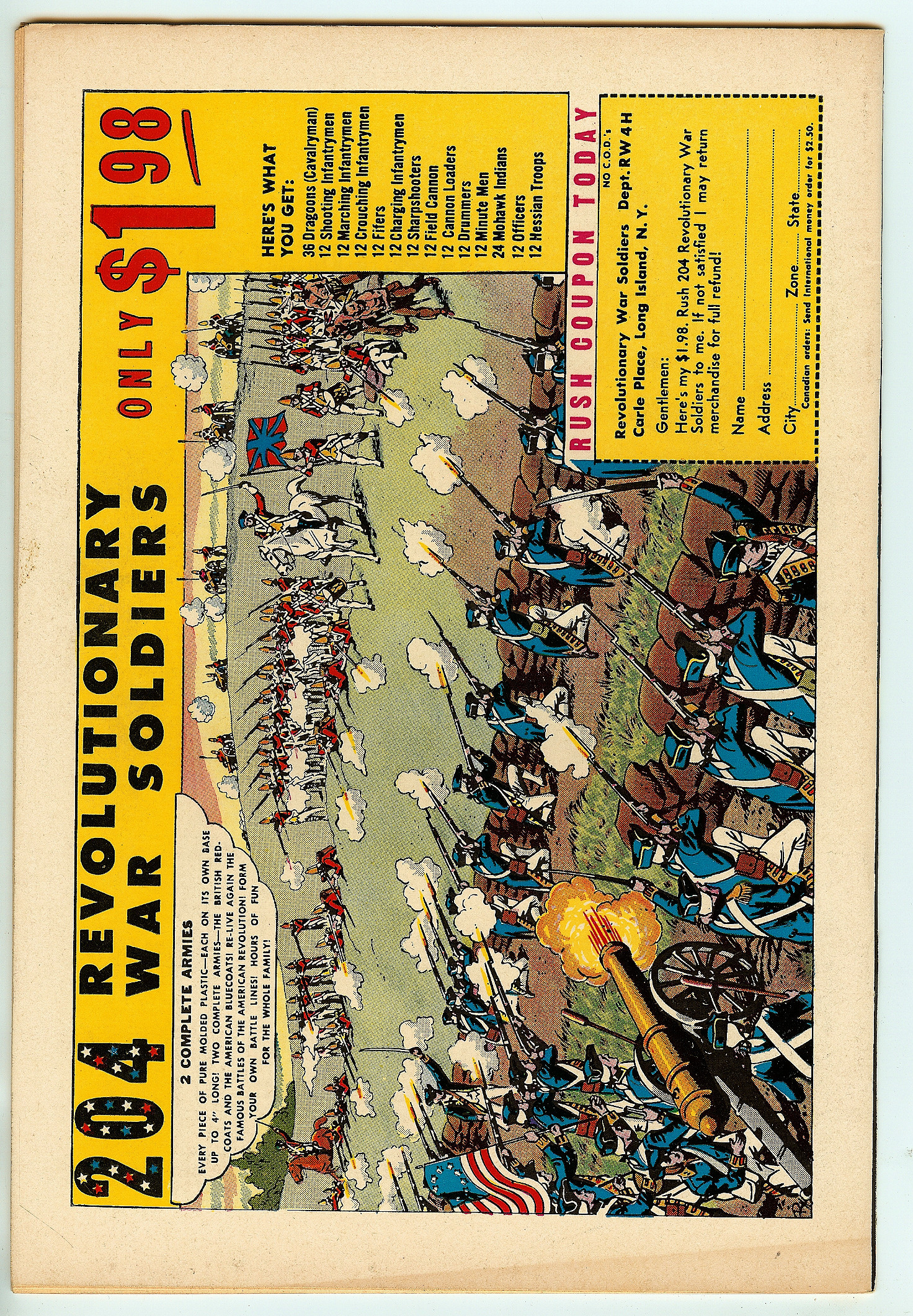 ADVENTURE COMICS Back Cover