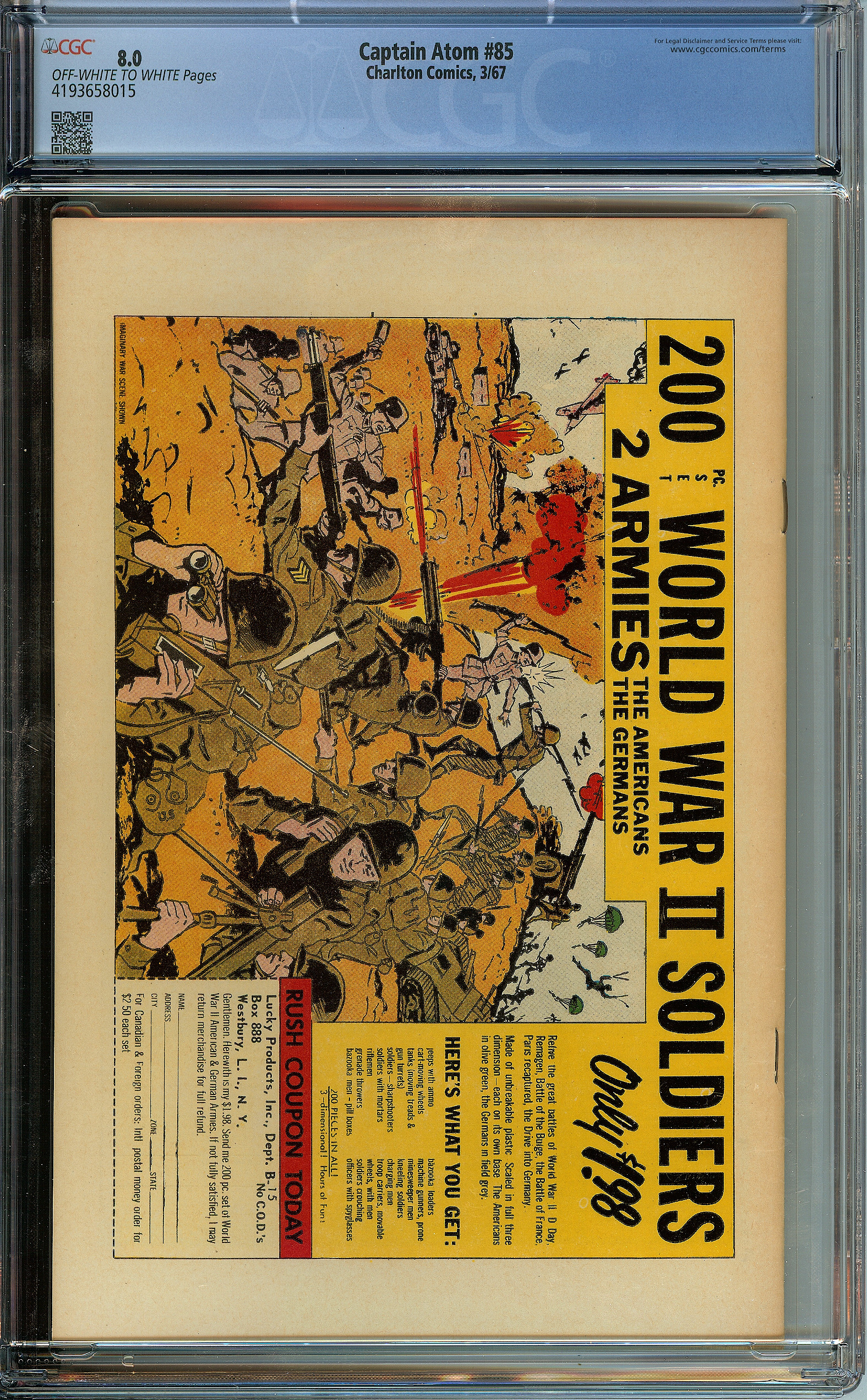 CAPTAIN ATOM Back Cover