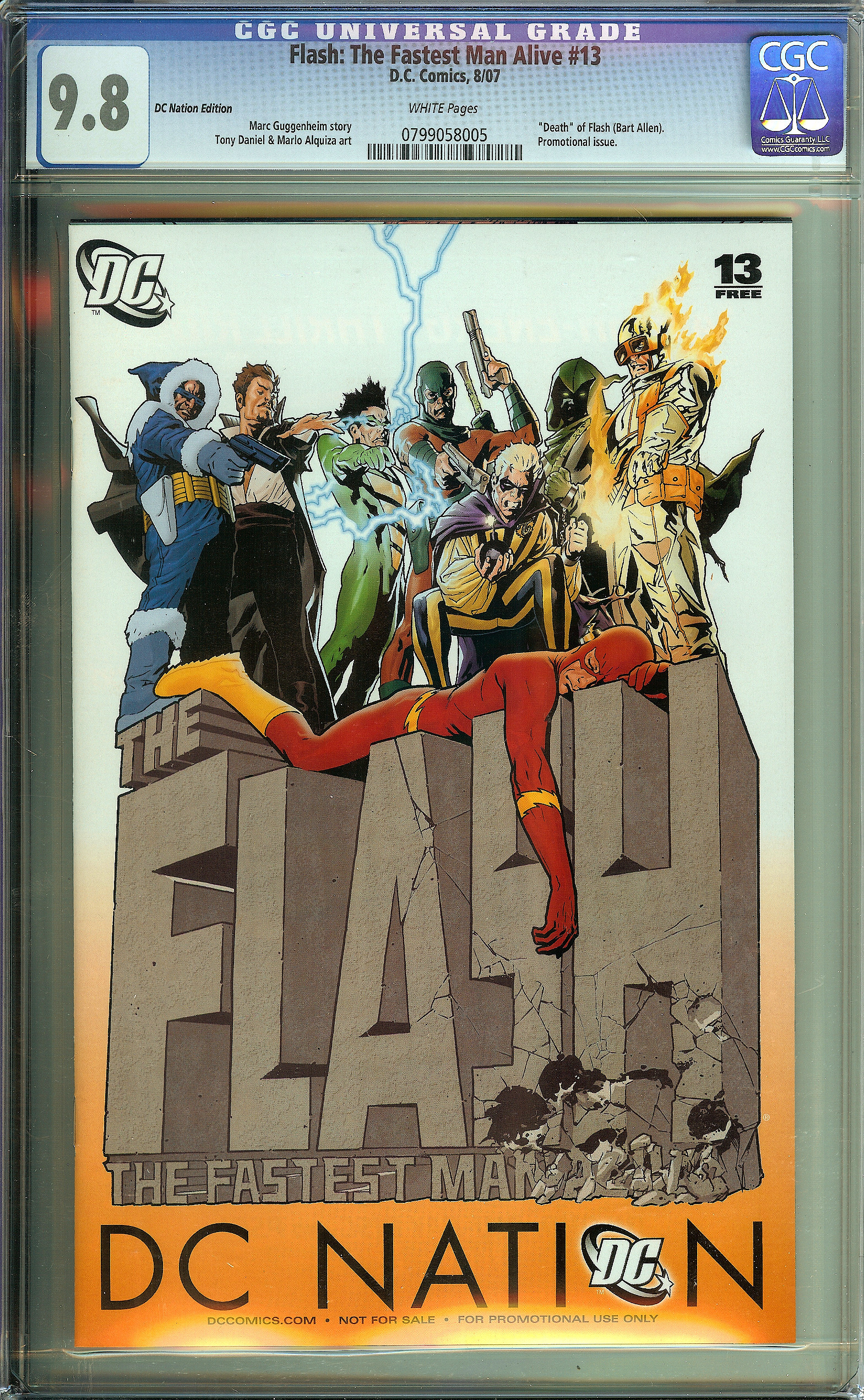 FLASH: THE FASTEST MAN ALIVE Front Cover