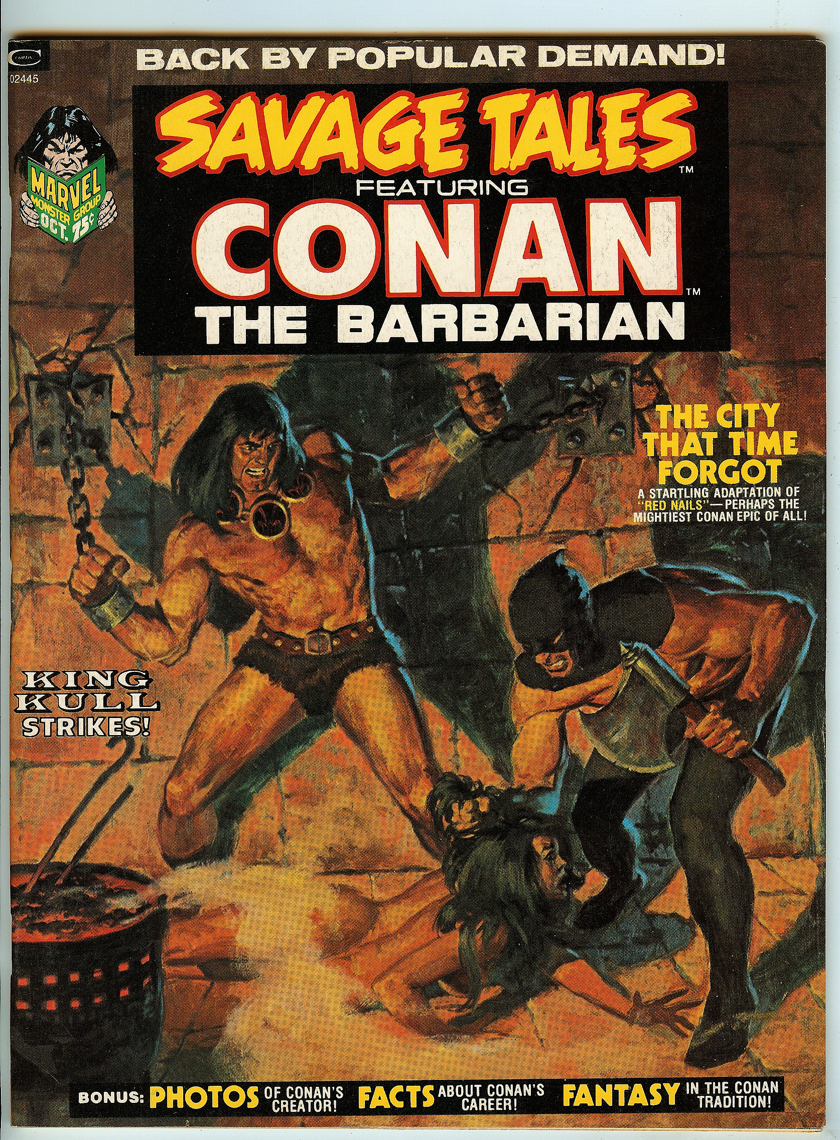 SAVAGE TALES Front Cover