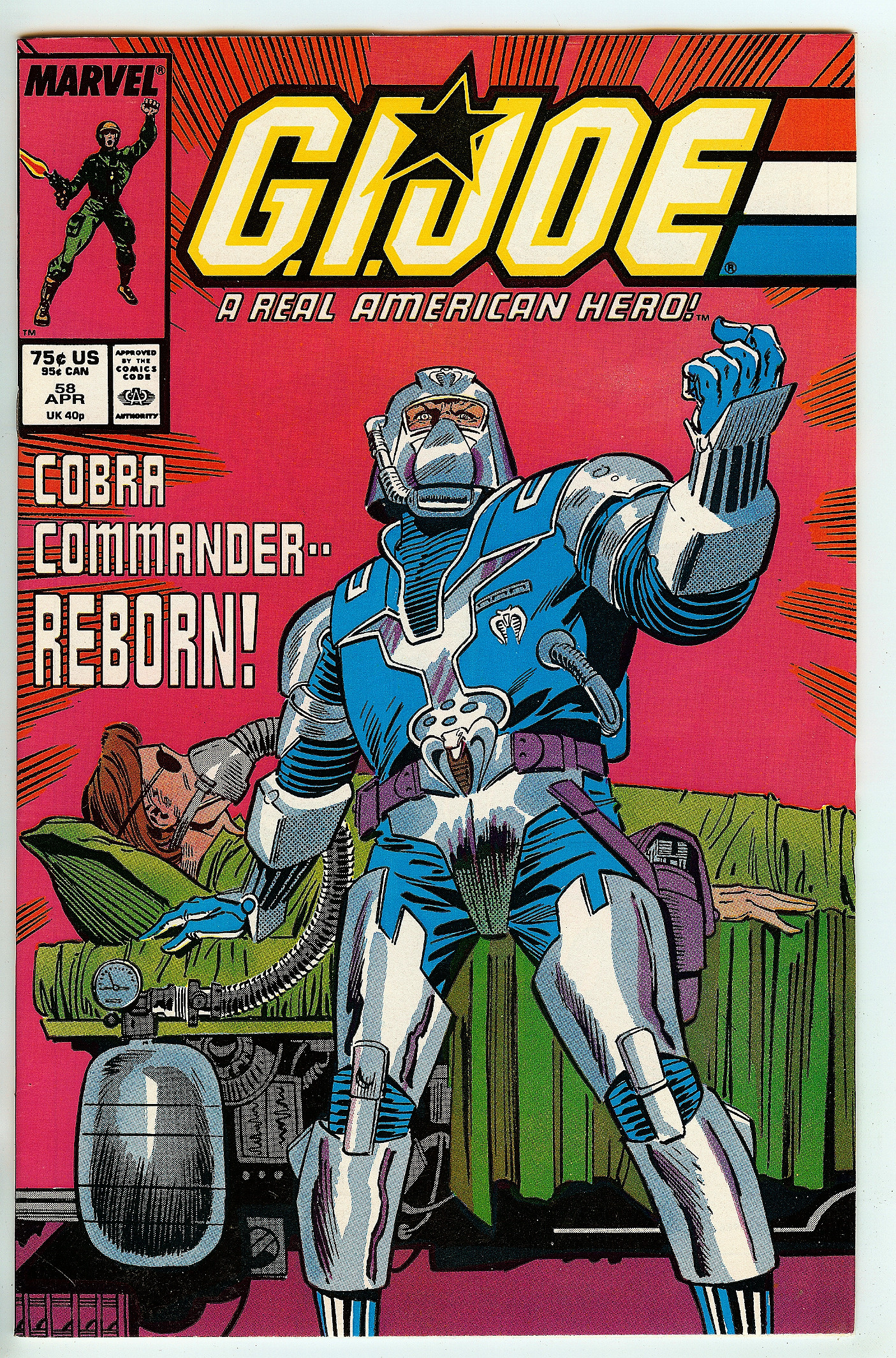 G.I. JOE, A REAL AMERICAN HERO Front Cover