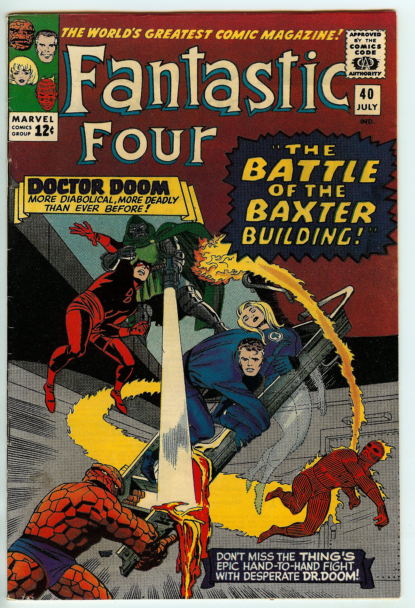 FANTASTIC FOUR Front Cover