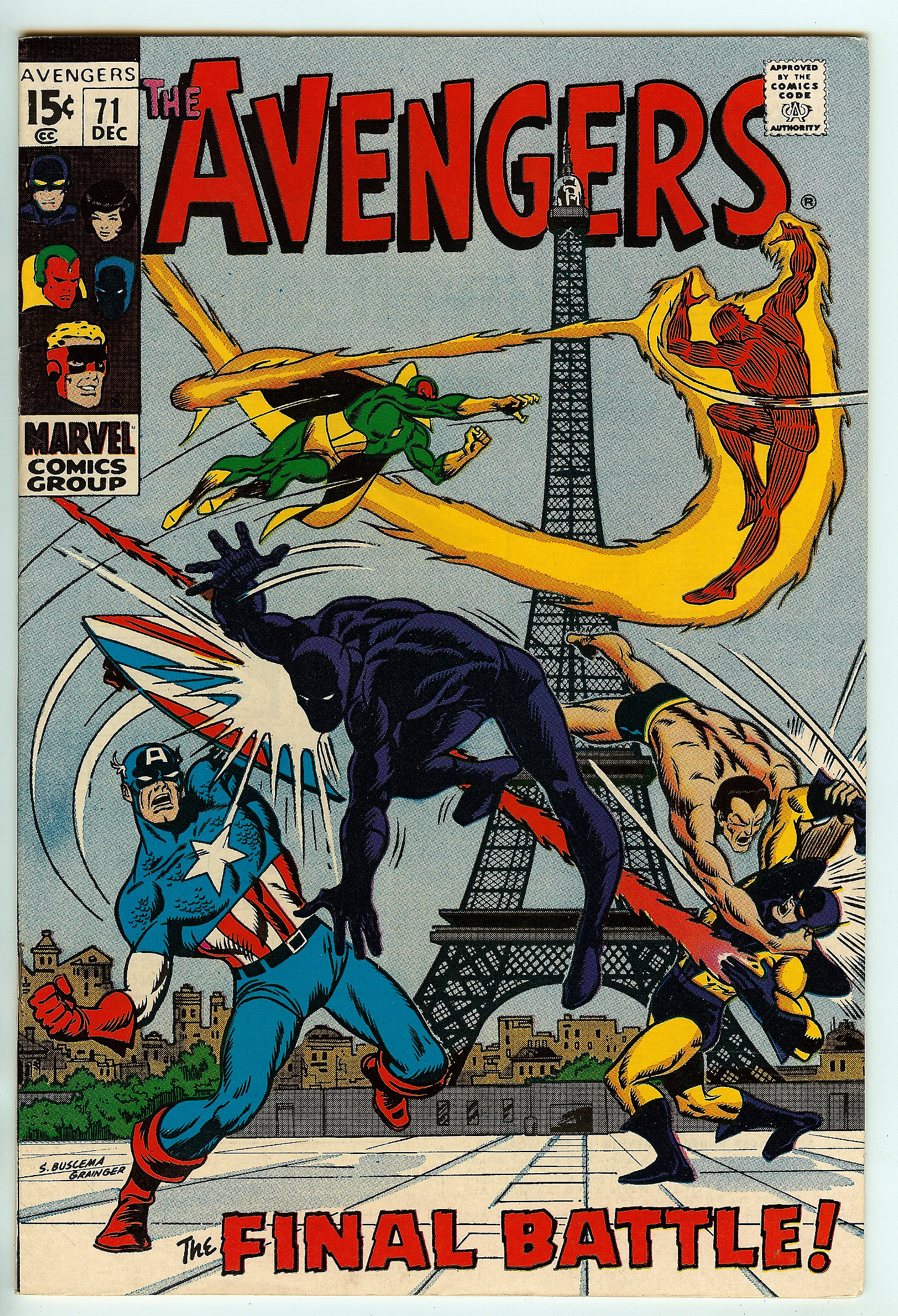 AVENGERS Front Cover