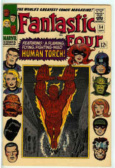 FANTASTIC FOUR #54 6.5 front cover