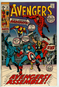 AVENGERS #82 7.5 front cover