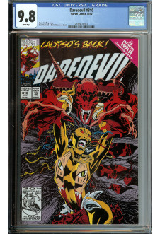 DAREDEVIL #310 CGC 9.8 WHITE PAGES front cover