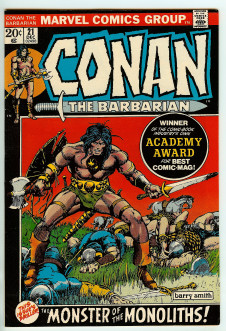 CONAN THE BARBARIAN #21 8.5 front cover