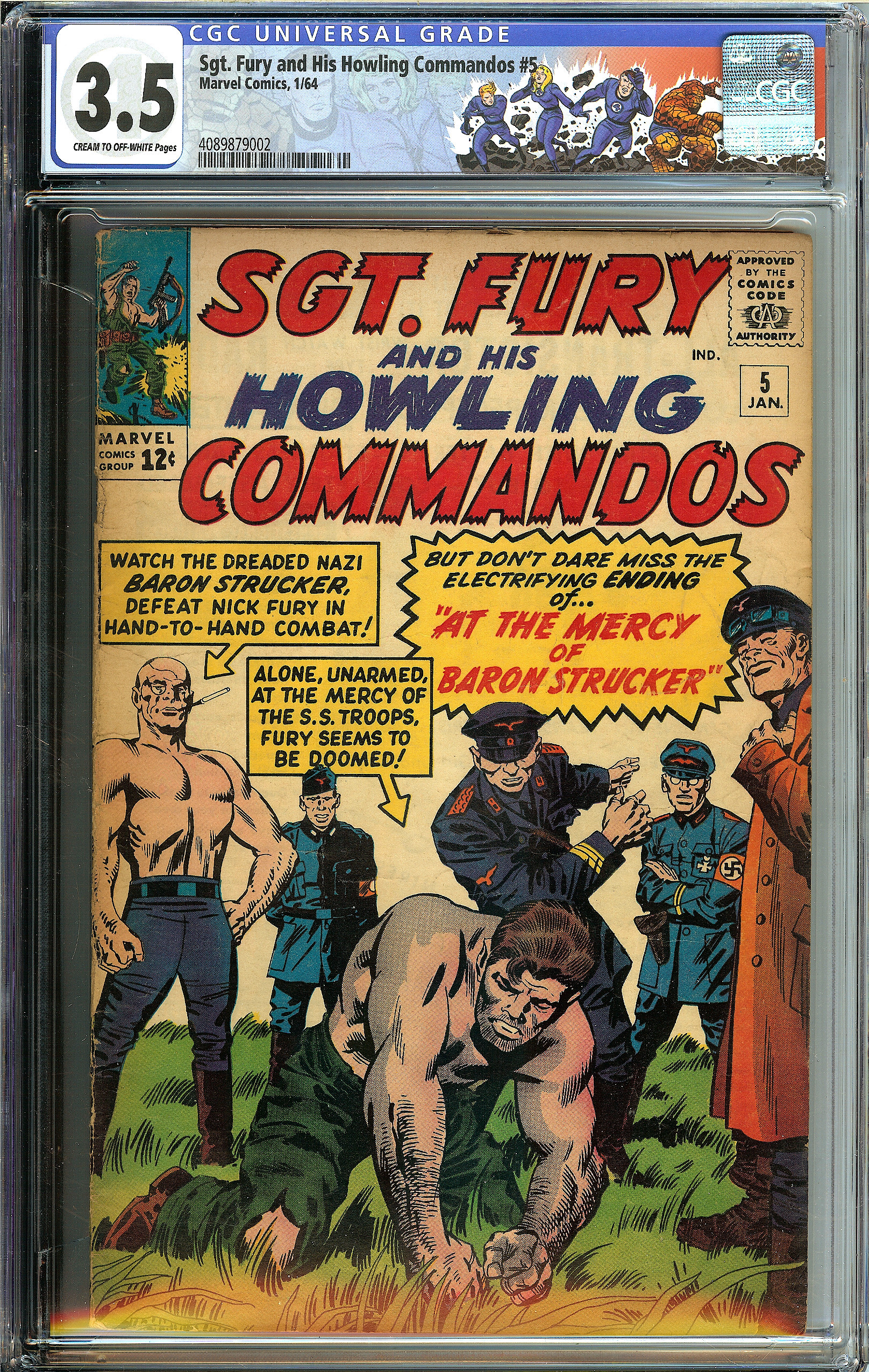 SGT. FURY AND HIS HOWLING COMMANDOS Front Cover