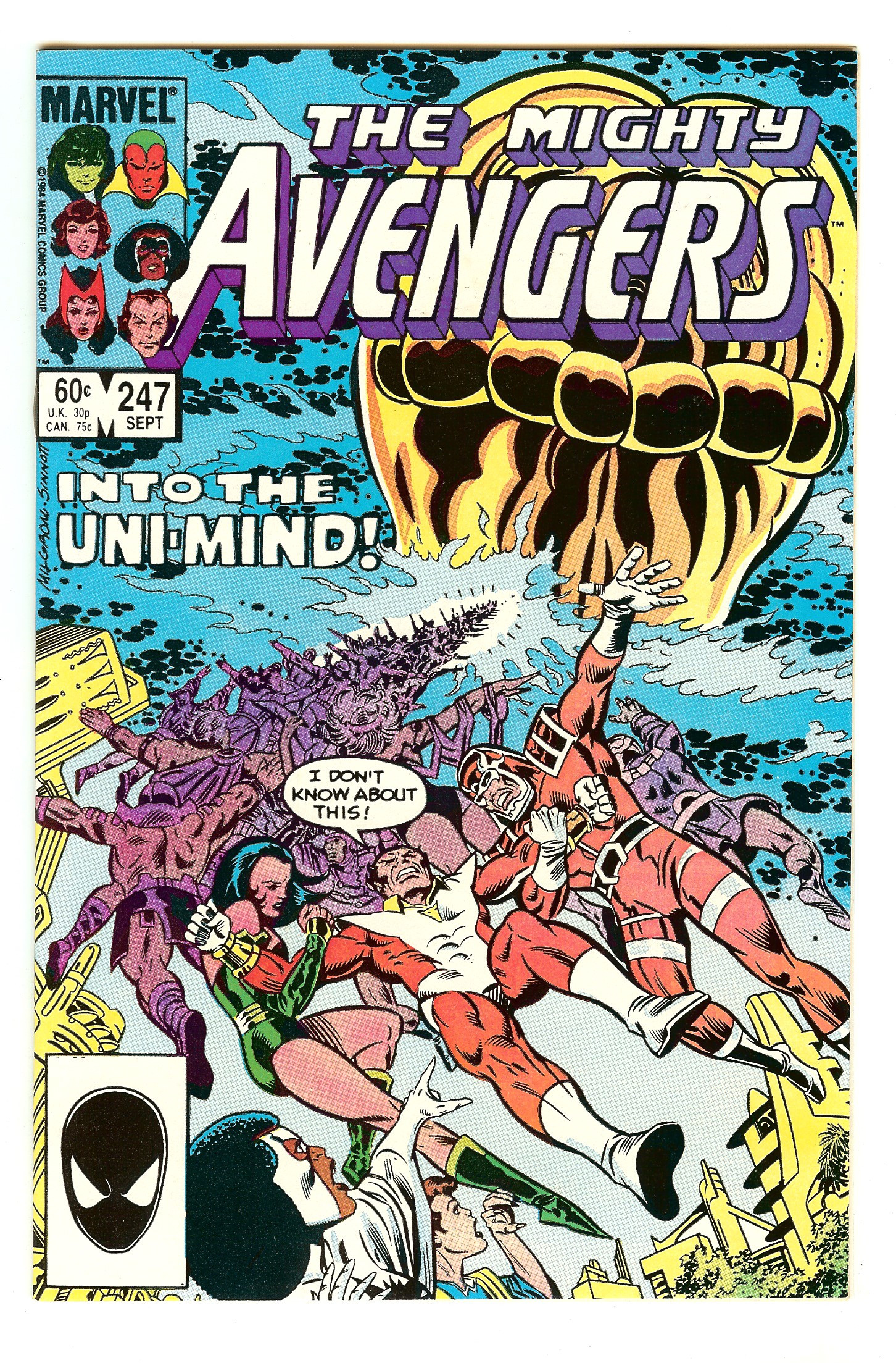 AVENGERS Front Cover