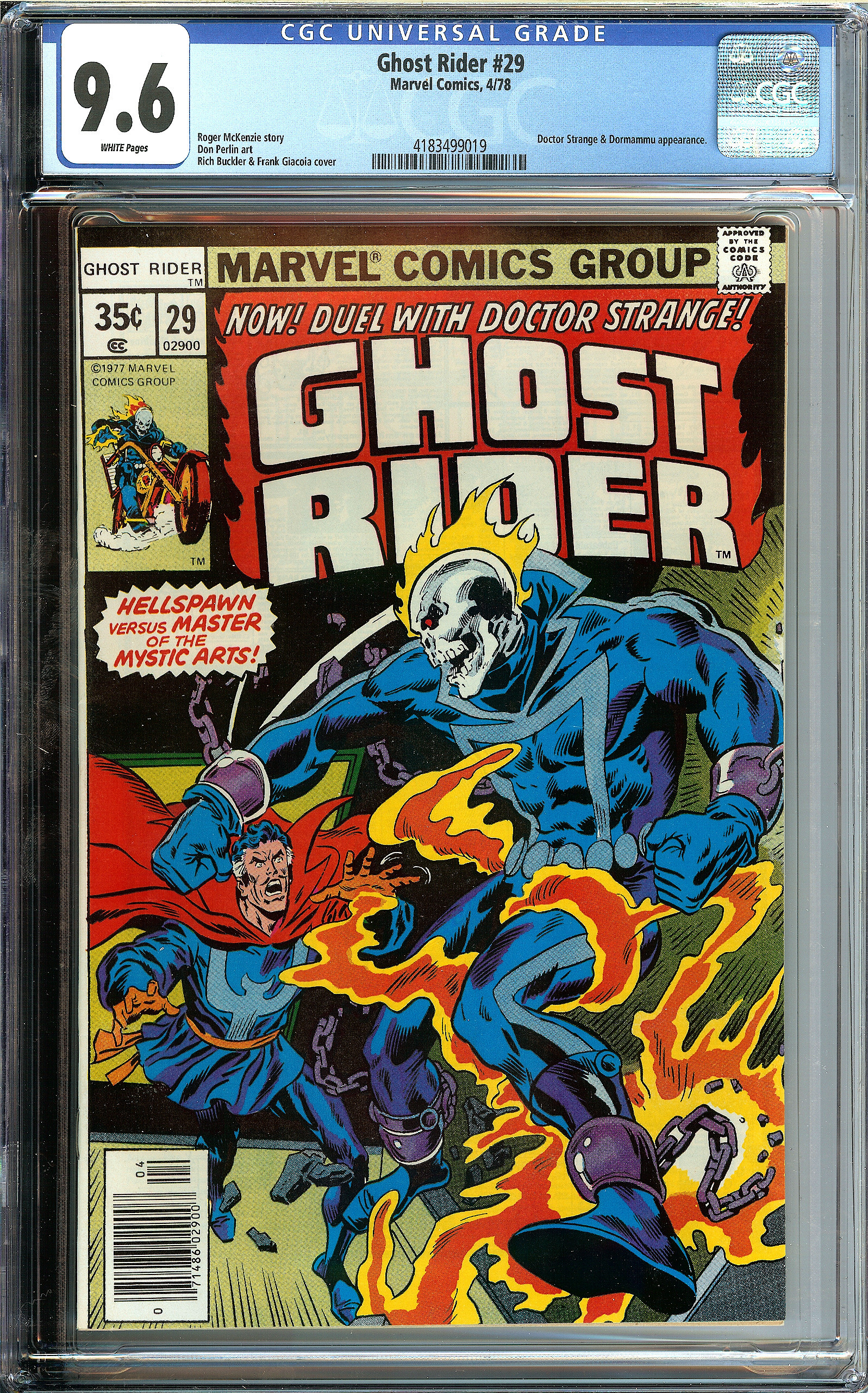 GHOST RIDER Front Cover