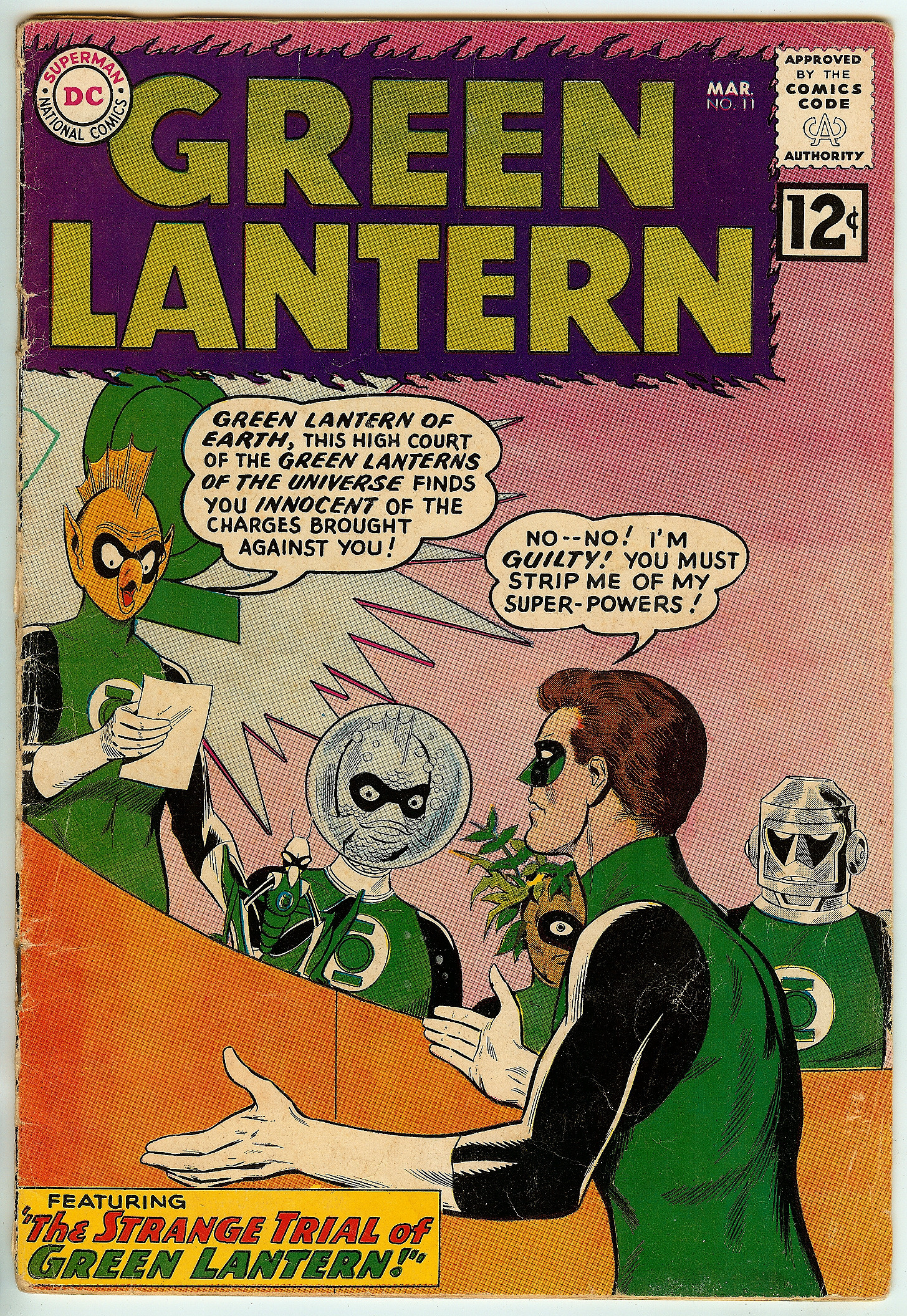 GREEN LANTERN Front Cover