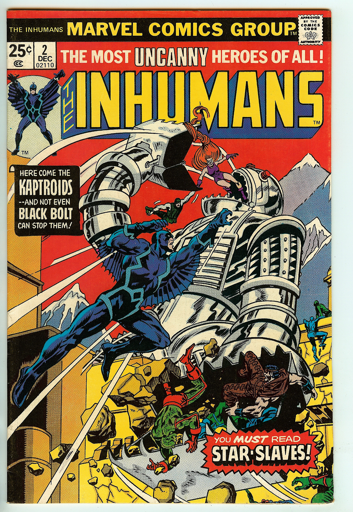 INHUMANS Front Cover