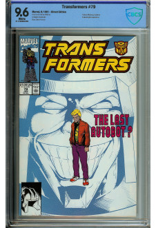 TRANSFORMERS #79 CBCS 9.6 WHITE PAGES front cover