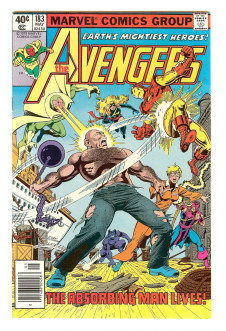 AVENGERS #183 8.5 front cover