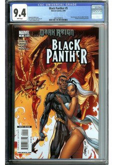 BLACK PANTHER #5 CGC 9.4 WHITE PAGES front cover
