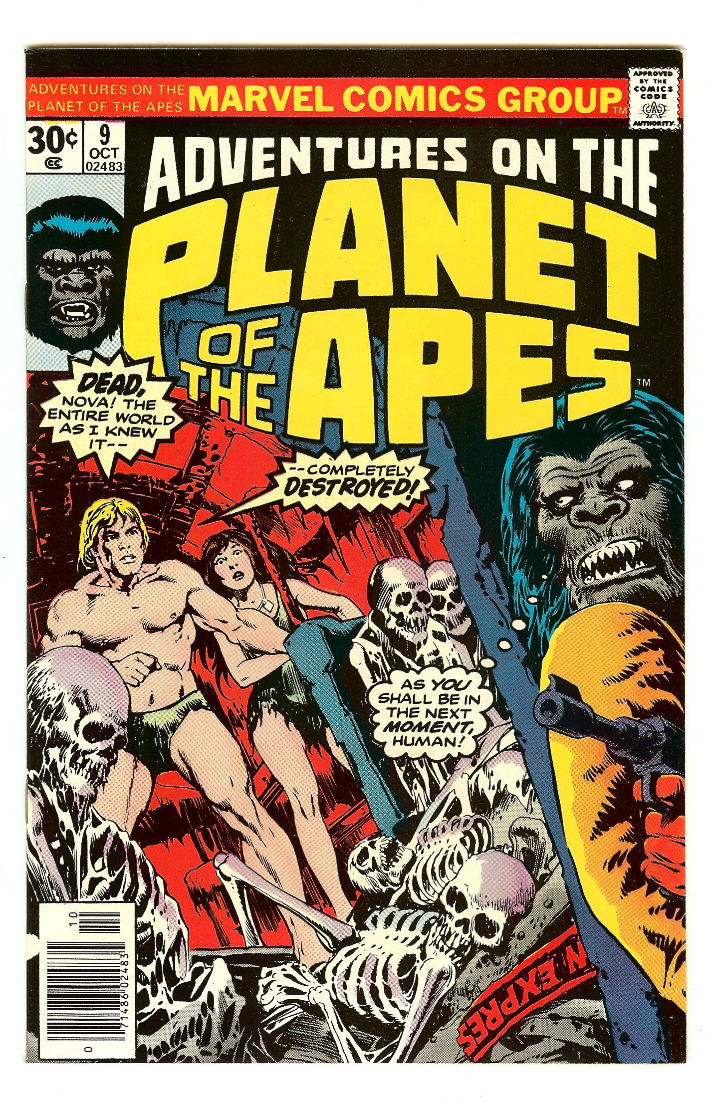 ADVENTURES ON THE PLANET OF THE APES Front Cover