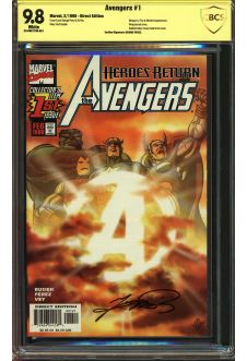 AVENGERS #1 CBCS 9.8 WHITE PAGES front cover