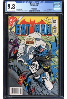 BATMAN #353 CGC 9.8 OW/WH PAGES front cover