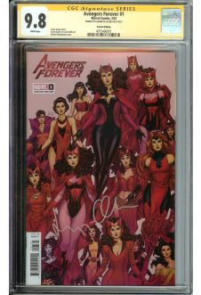 AVENGERS FOREVER #1 CGC 9.8 WHITE PAGES front cover