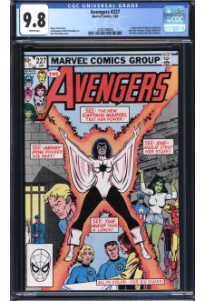 AVENGERS #227 CGC 9.8 WHITE PAGES front cover