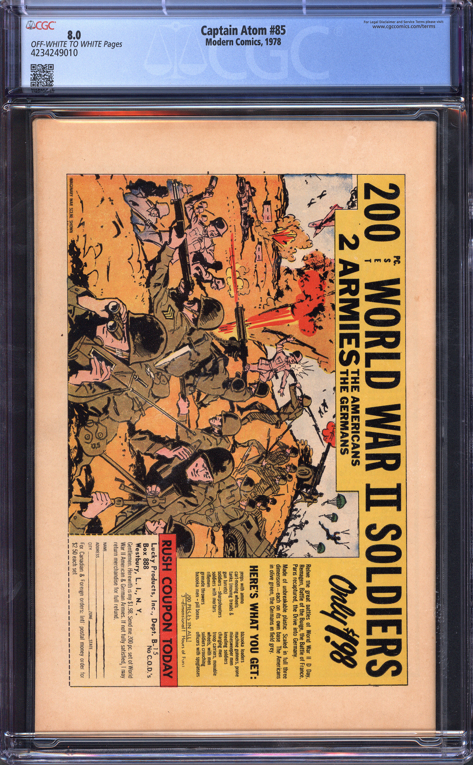CAPTAIN ATOM Back Cover