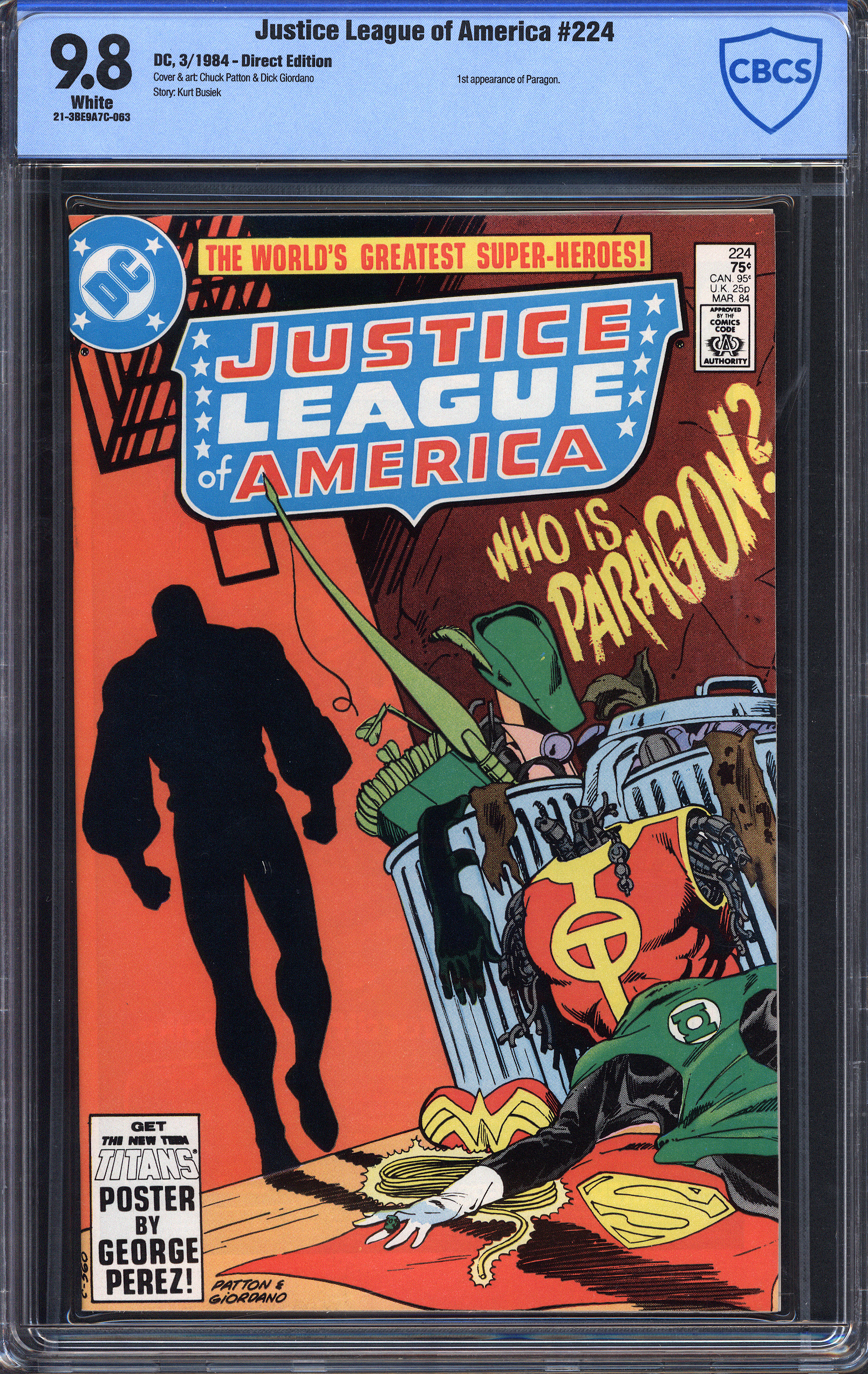 JUSTICE LEAGUE OF AMERICA Front Cover