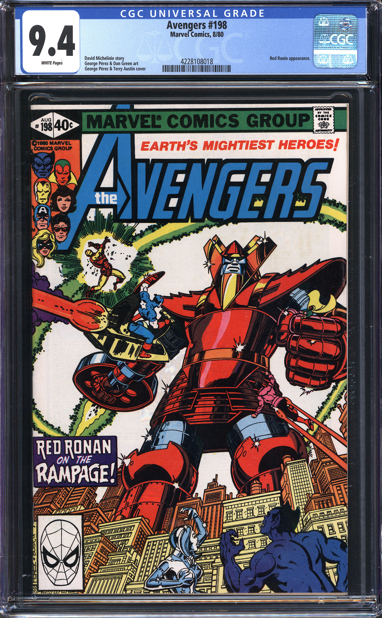 AVENGERS Front Cover