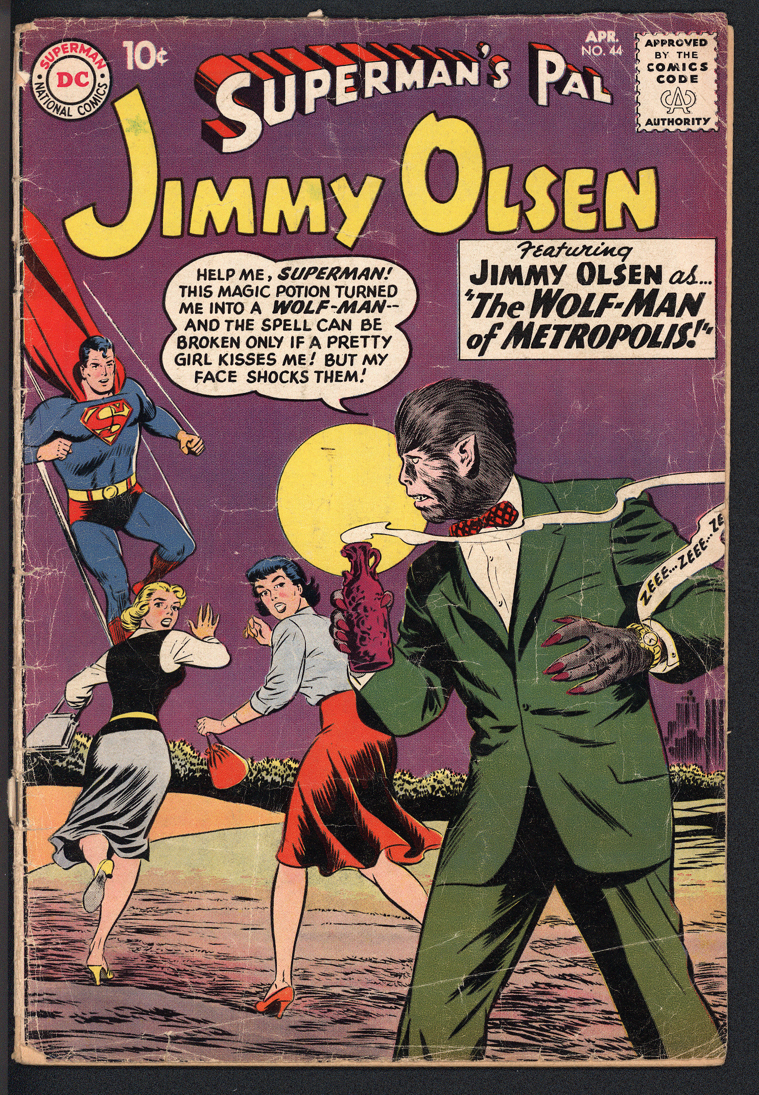SUPERMAN'S PAL JIMMY OLSEN Front Cover