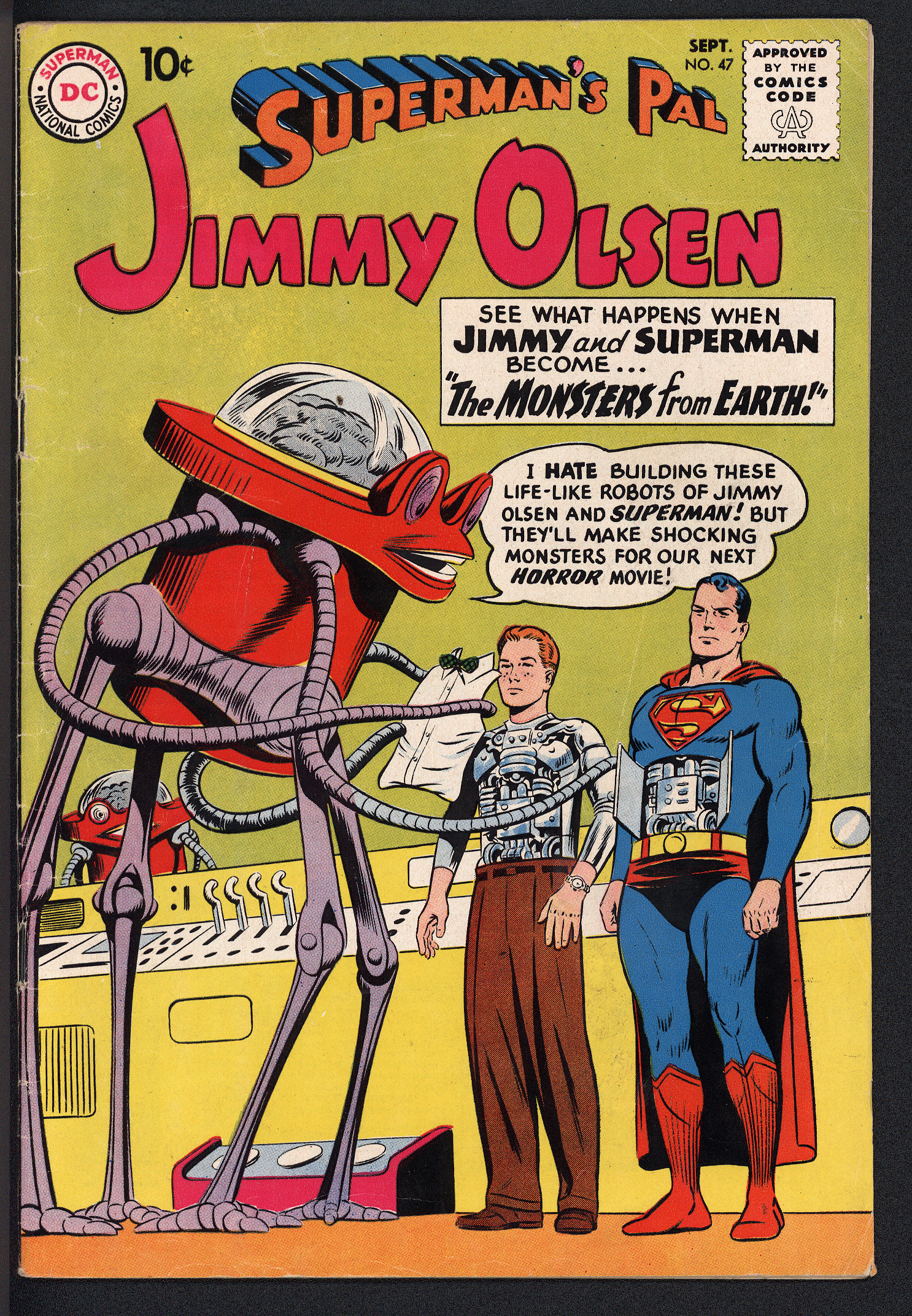 SUPERMAN'S PAL JIMMY OLSEN Front Cover