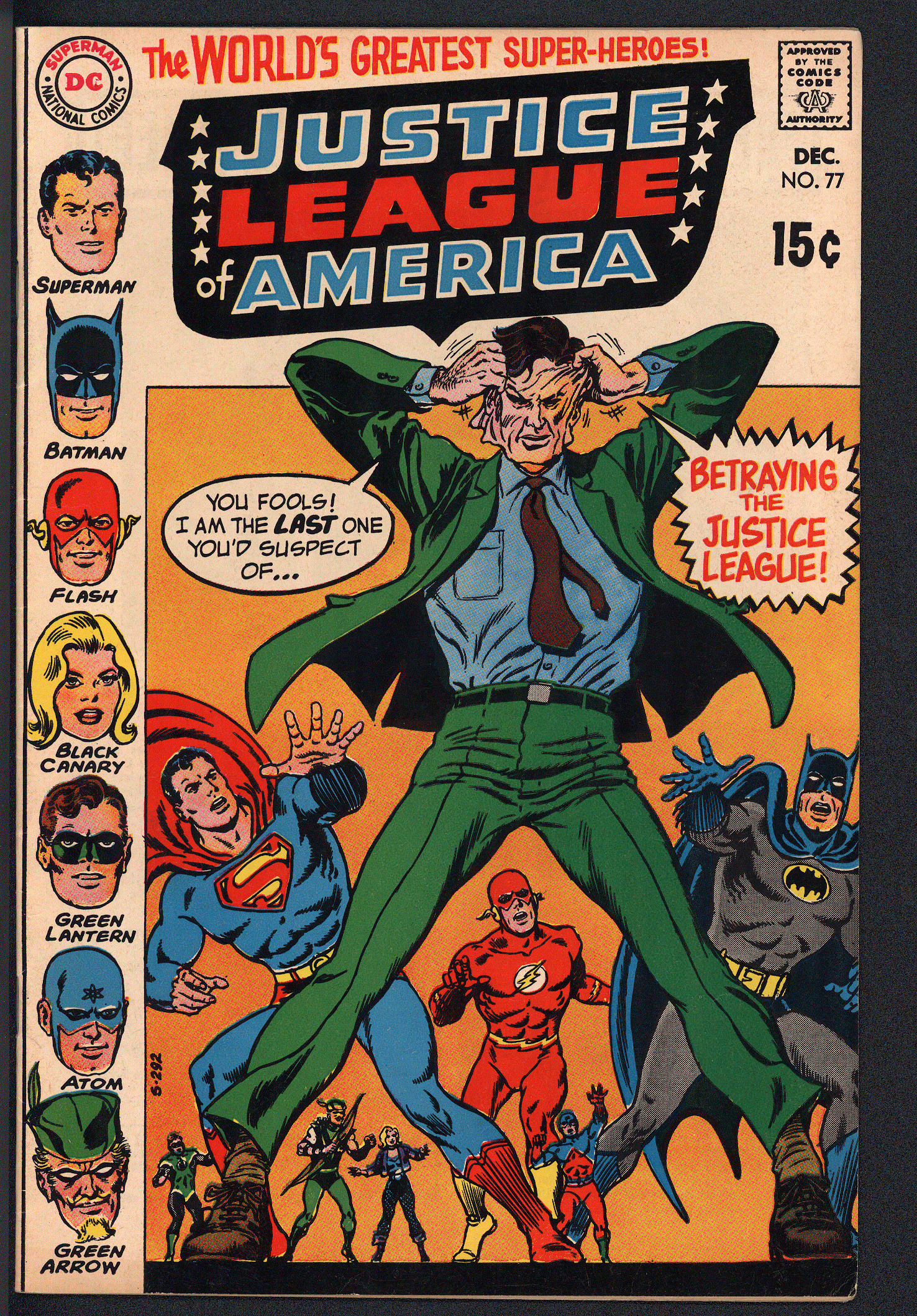 JUSTICE LEAGUE OF AMERICA Front Cover